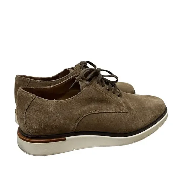 Allen Edmonds Carson Hybrid Lace‎ Up Derby Shoes US 8.5 Brown Suede Classic